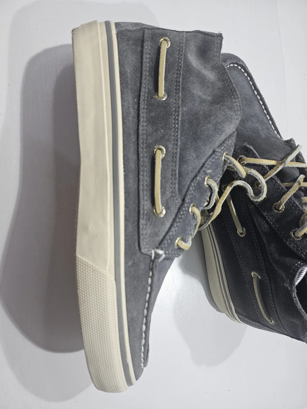SPERRY TOP-SIDER BAHAMA CHUKKA ANKLE BOOTS MEN'S 10.5M DARK GREY